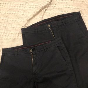 Black Brooks Brothers “red fleece” brand pants